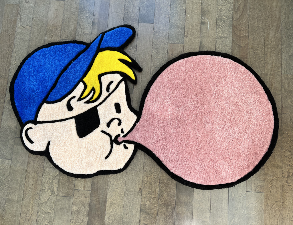 bazooka bubble gum art by madeline ronzoni