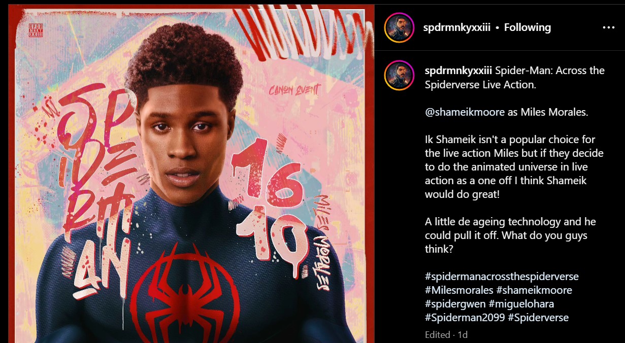 Miles Morales Live-Action Movie