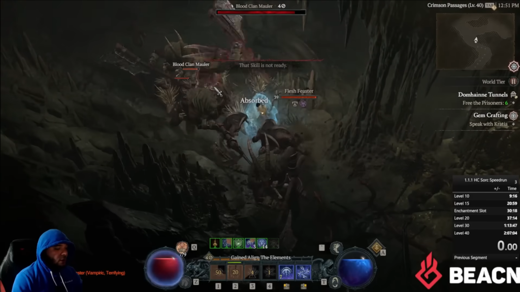 diablo 4 domhainne tunnels enemies