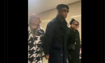 Jonathan Majors Appears In Court Surrounded By Woman For Domestic Violence Case